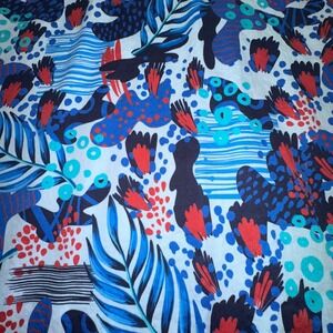 Robert Graham Mens 2XL Tropical Botanical Print Short Sleeve Button Up Shirt